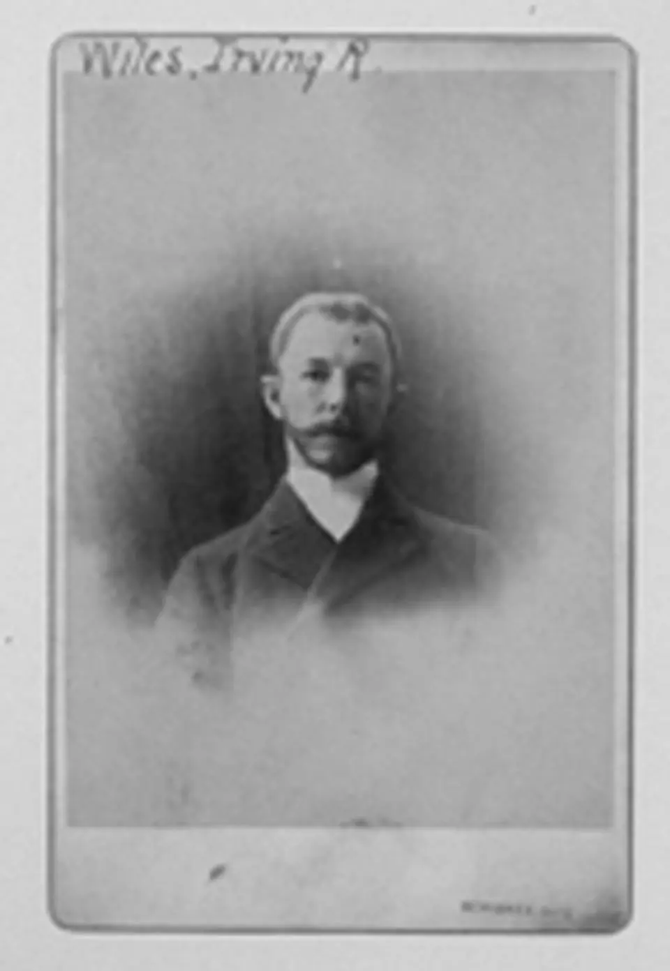 Portrait of Irving R. Wiles