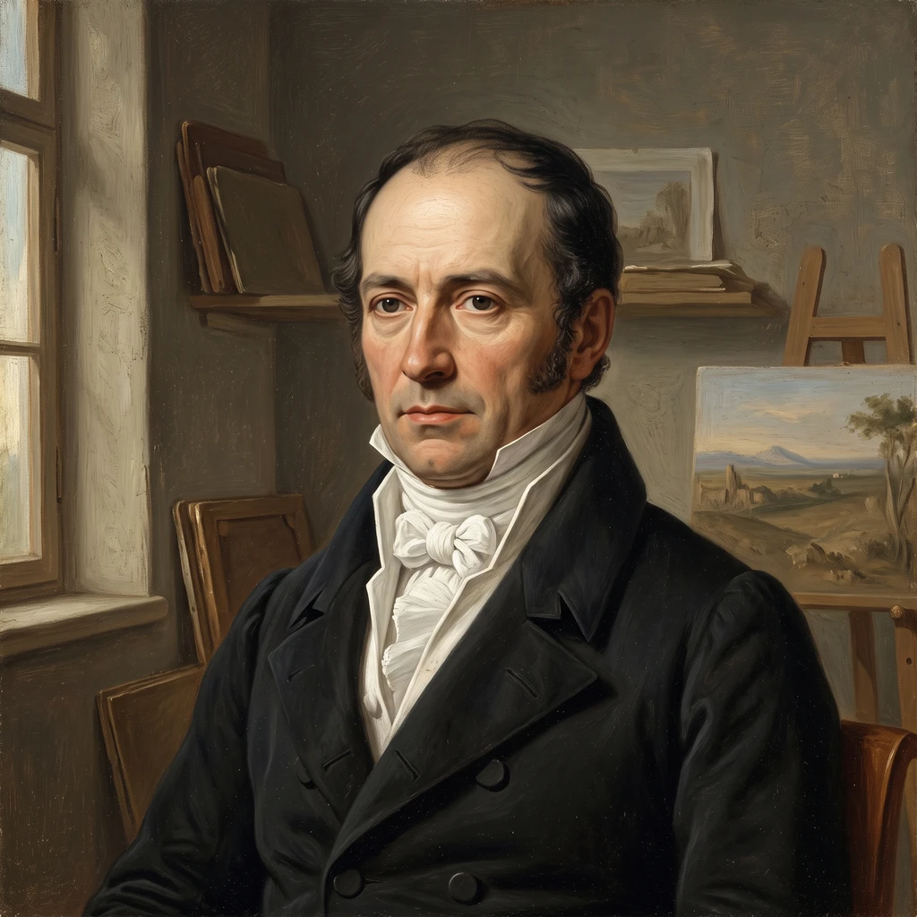 Portrait of Johann Christian Reinhart