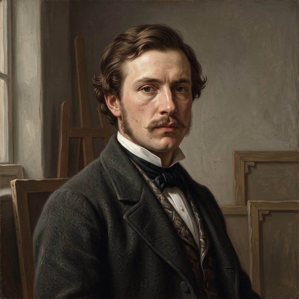 Portrait of William Josiah Brickey