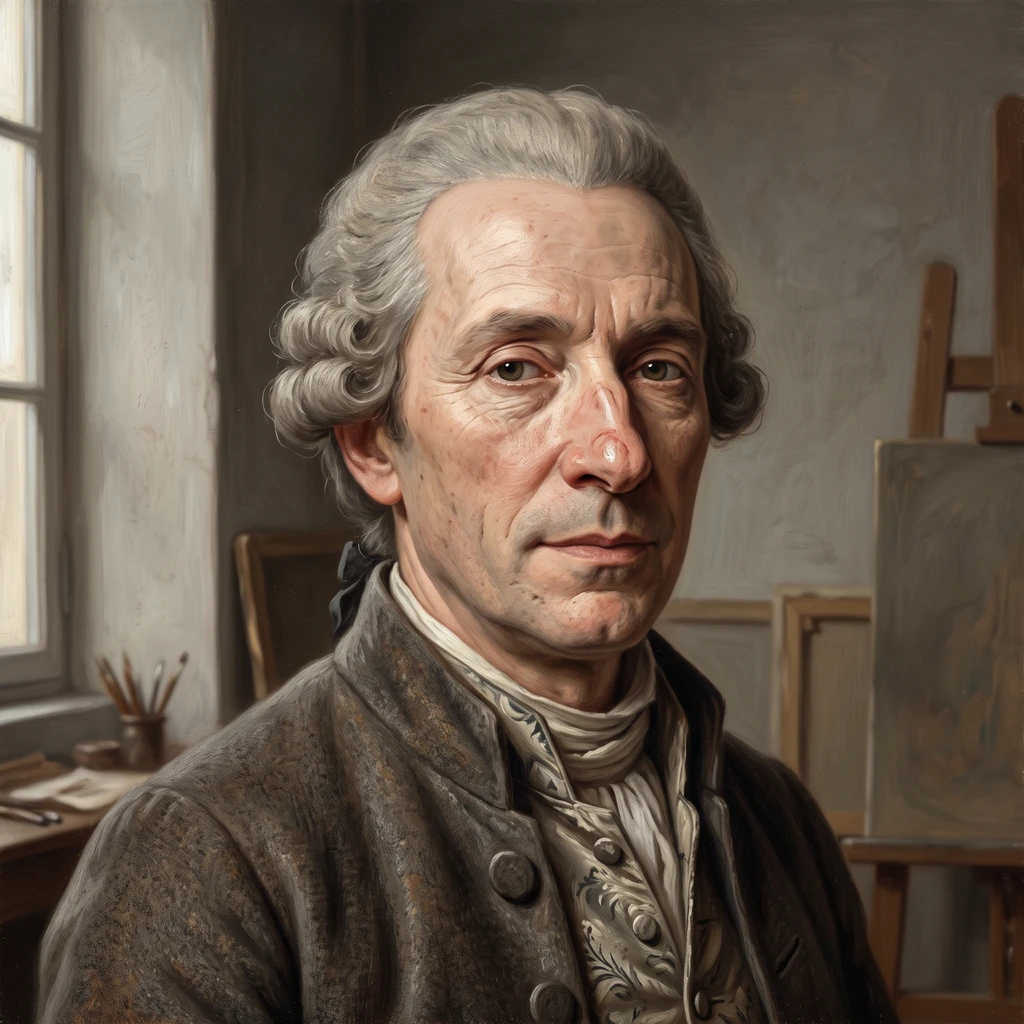 Portrait of Gabriel de Saint-aubin