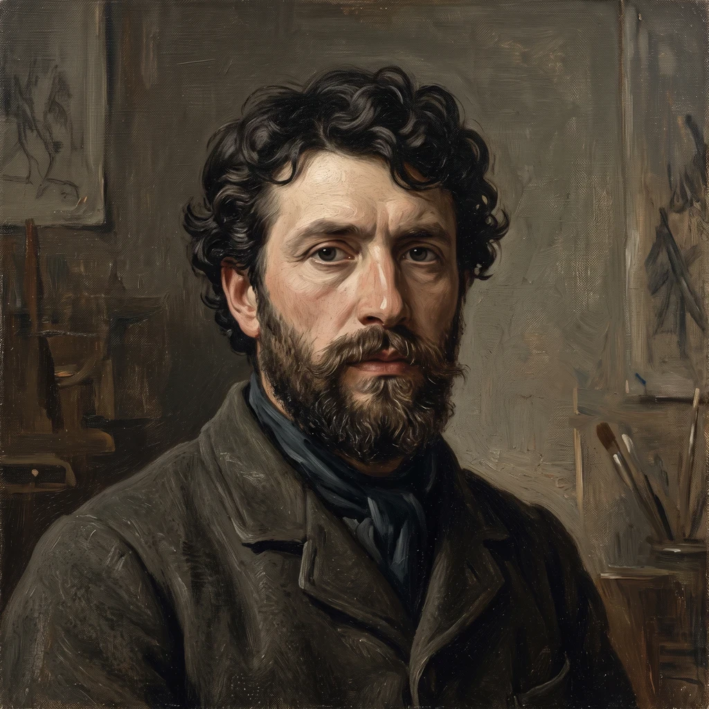 Portrait of Giovanni Segantini