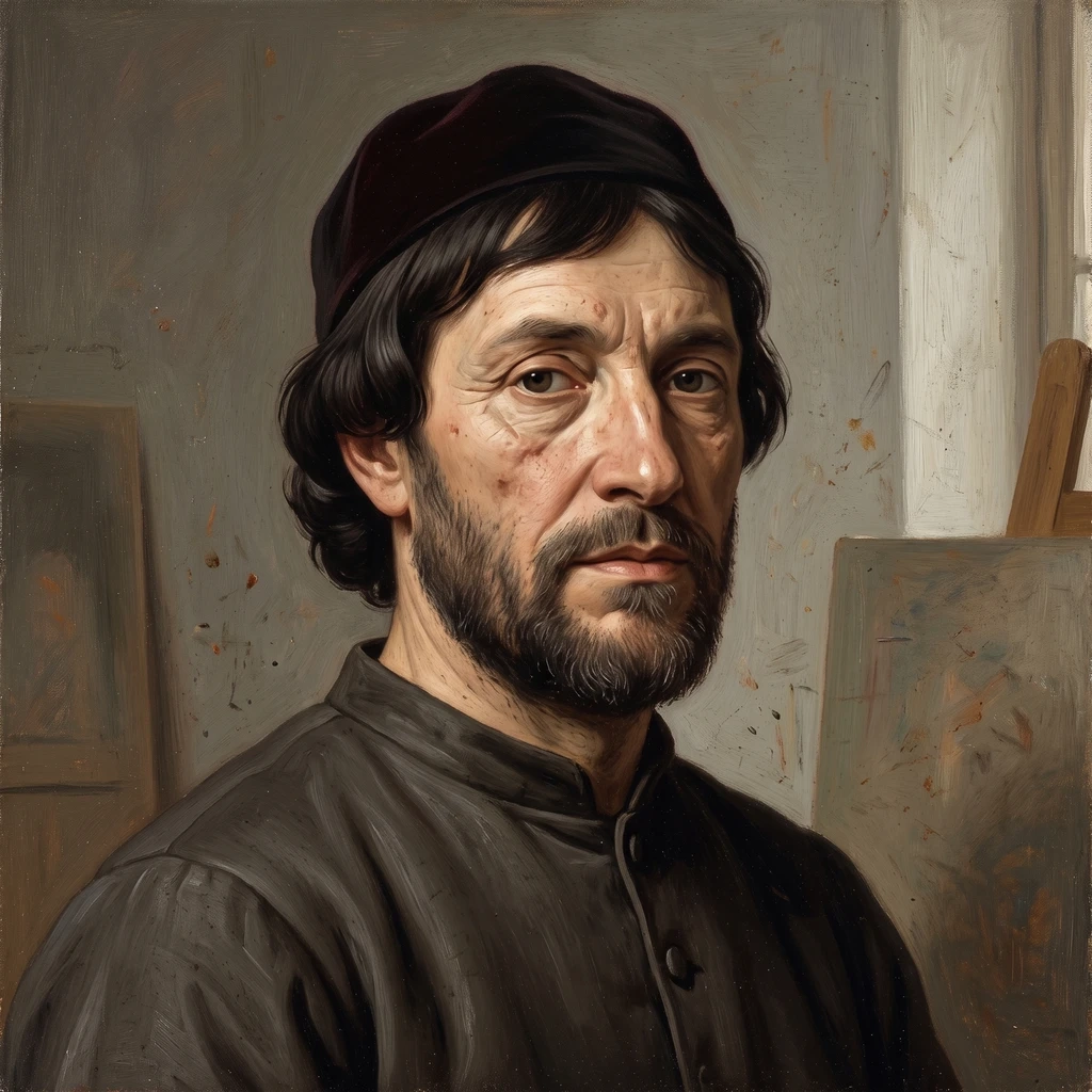 Portrait of Giovanni Santi