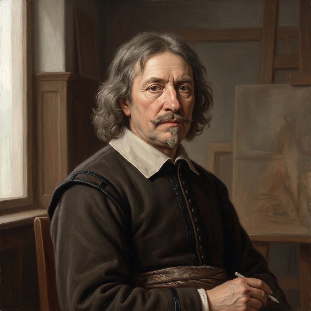 Portrait of Johann Heinrich Schönfeld