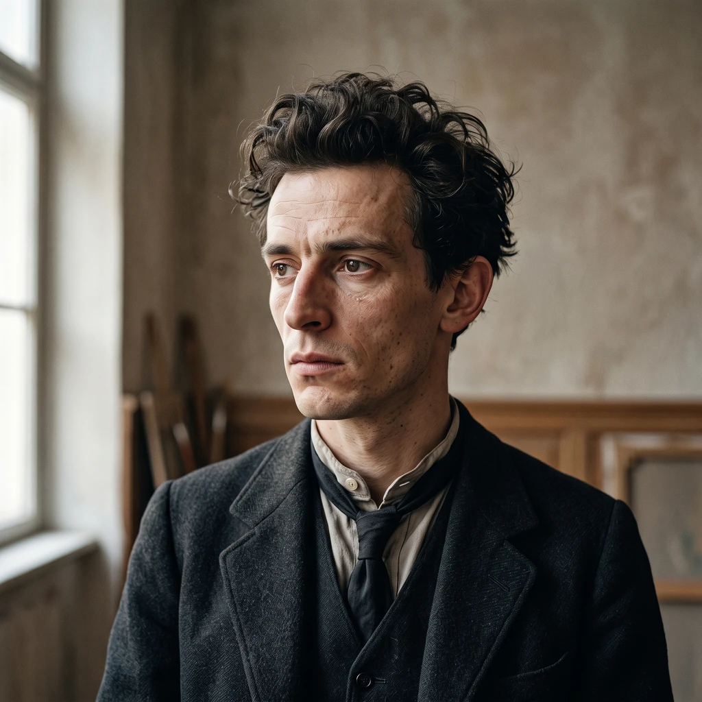 Portrait of Egon Schiele