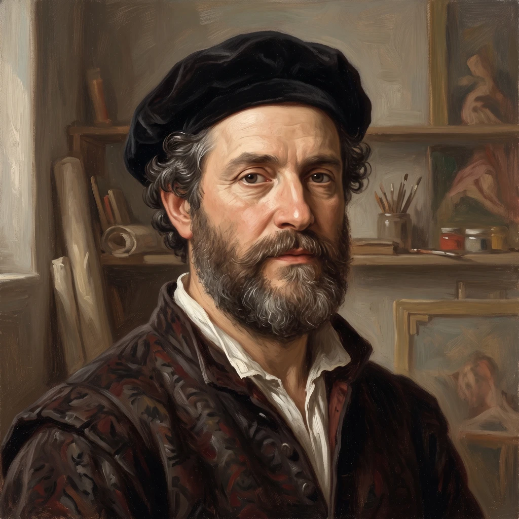 Portrait of Andrea Schiavone