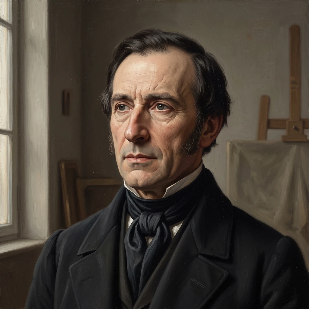 Portrait of Ary Scheffer
