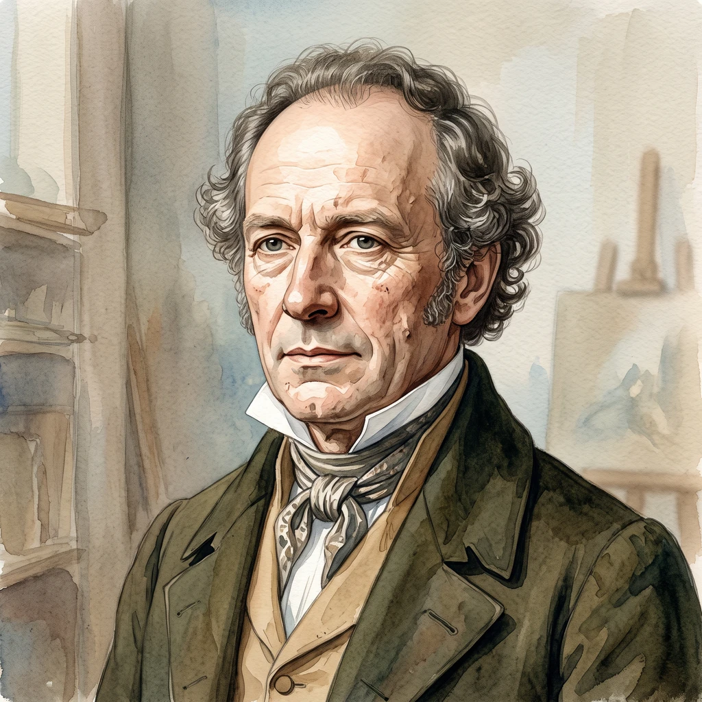 Portrait of George Scharf