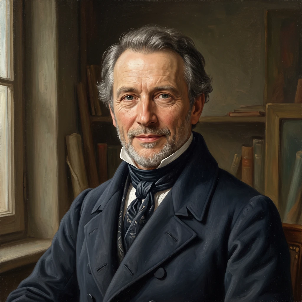 Portrait of Karl Joseph Stieler