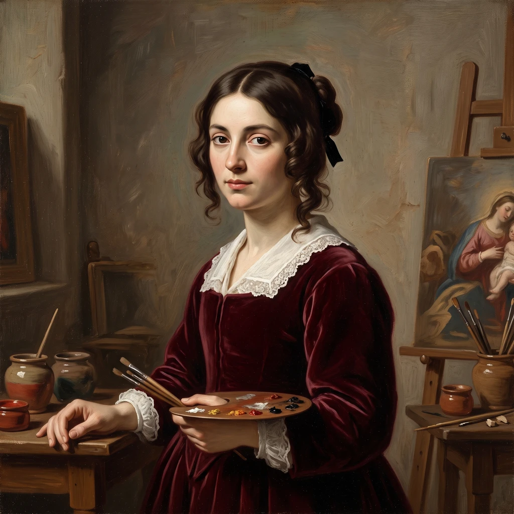 Portrait of Elisabetta Sirani