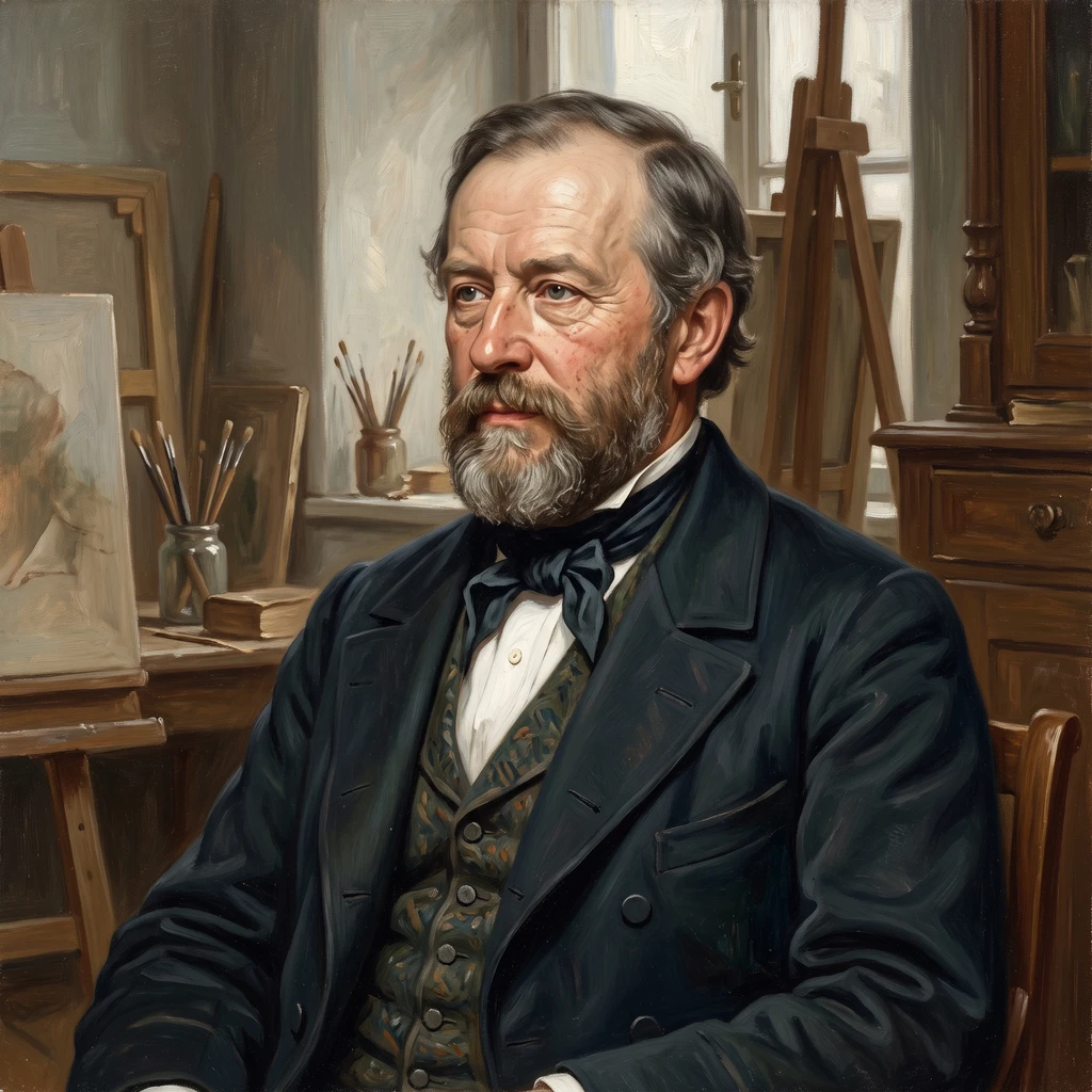 Portrait of Carl Spitzweg