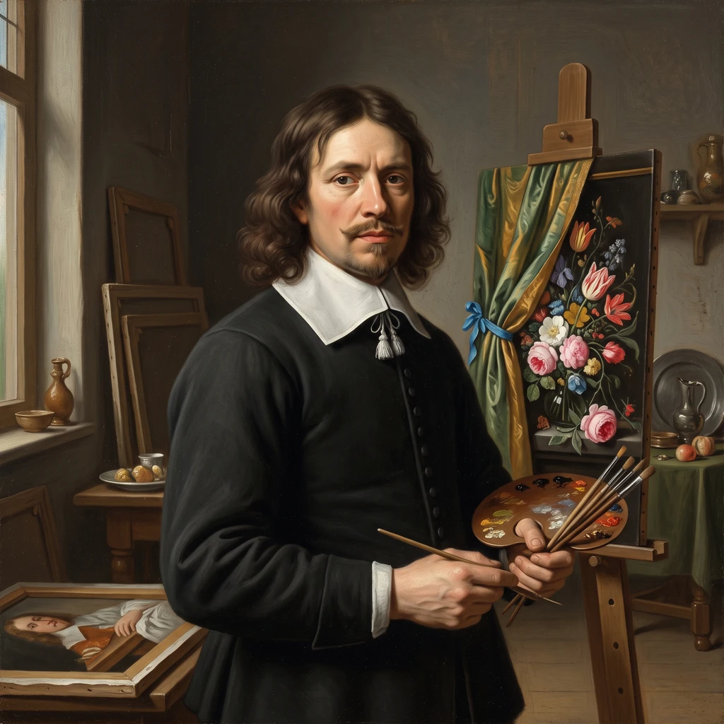 Portrait of Adrian van der Spelt