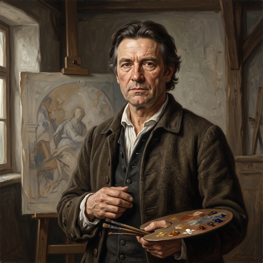 Portrait of Franz Joseph Spiegler
