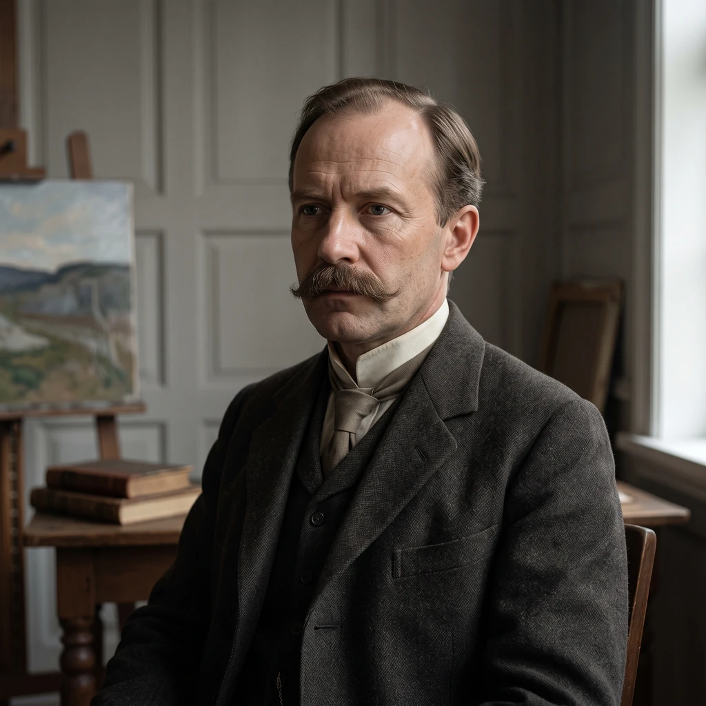 Portrait of Harald Oskar Sohlberg
