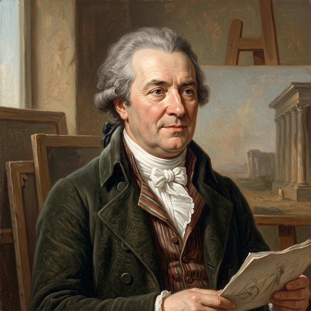 Portrait of Hubert Robert