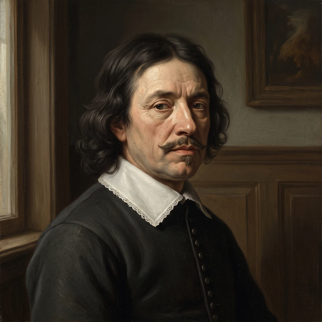 Portrait of Jacob Isaackszon van Ruisdael