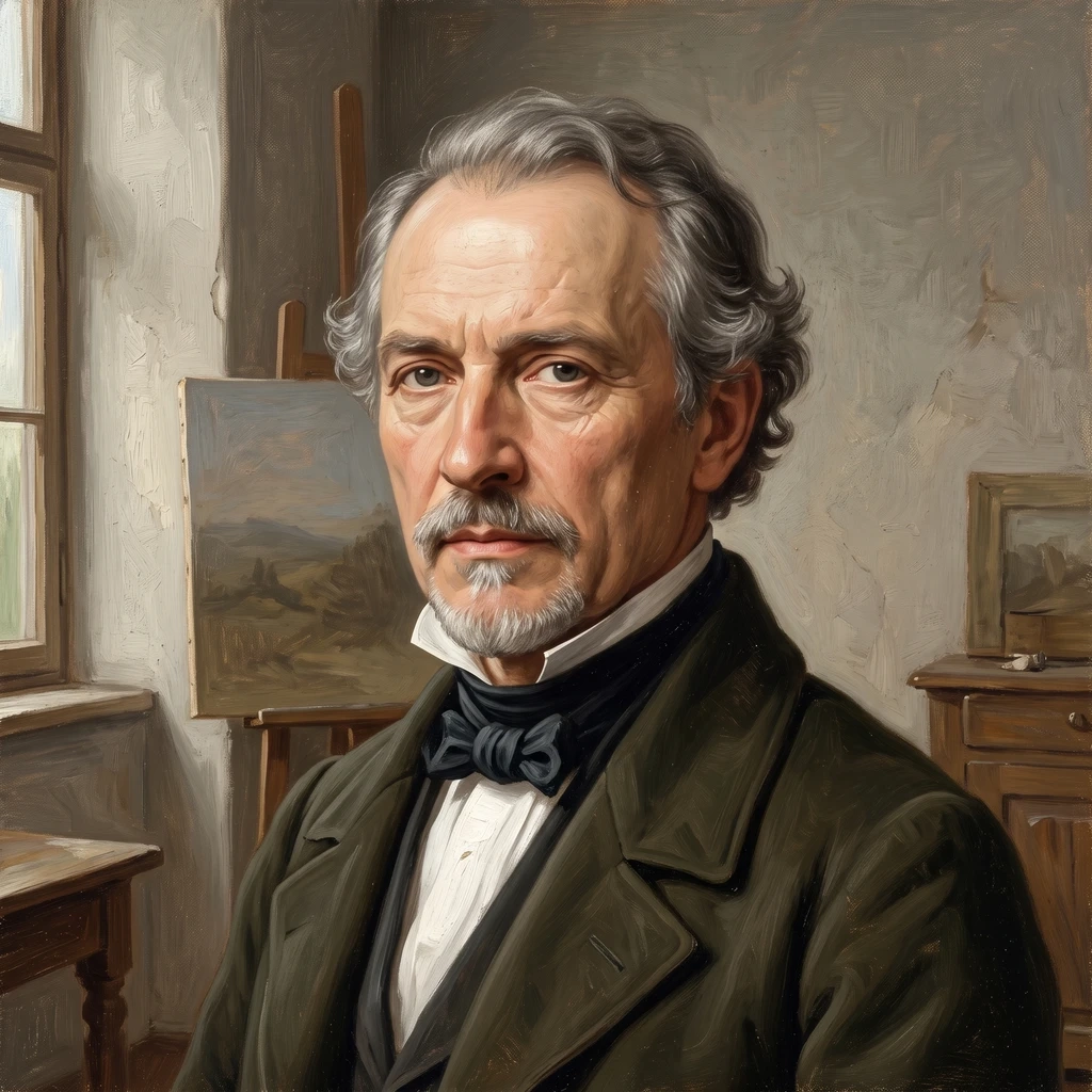 Portrait of Carl Rottmann