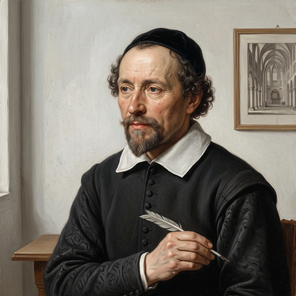 Portrait of Pieter Jansz Saenredam