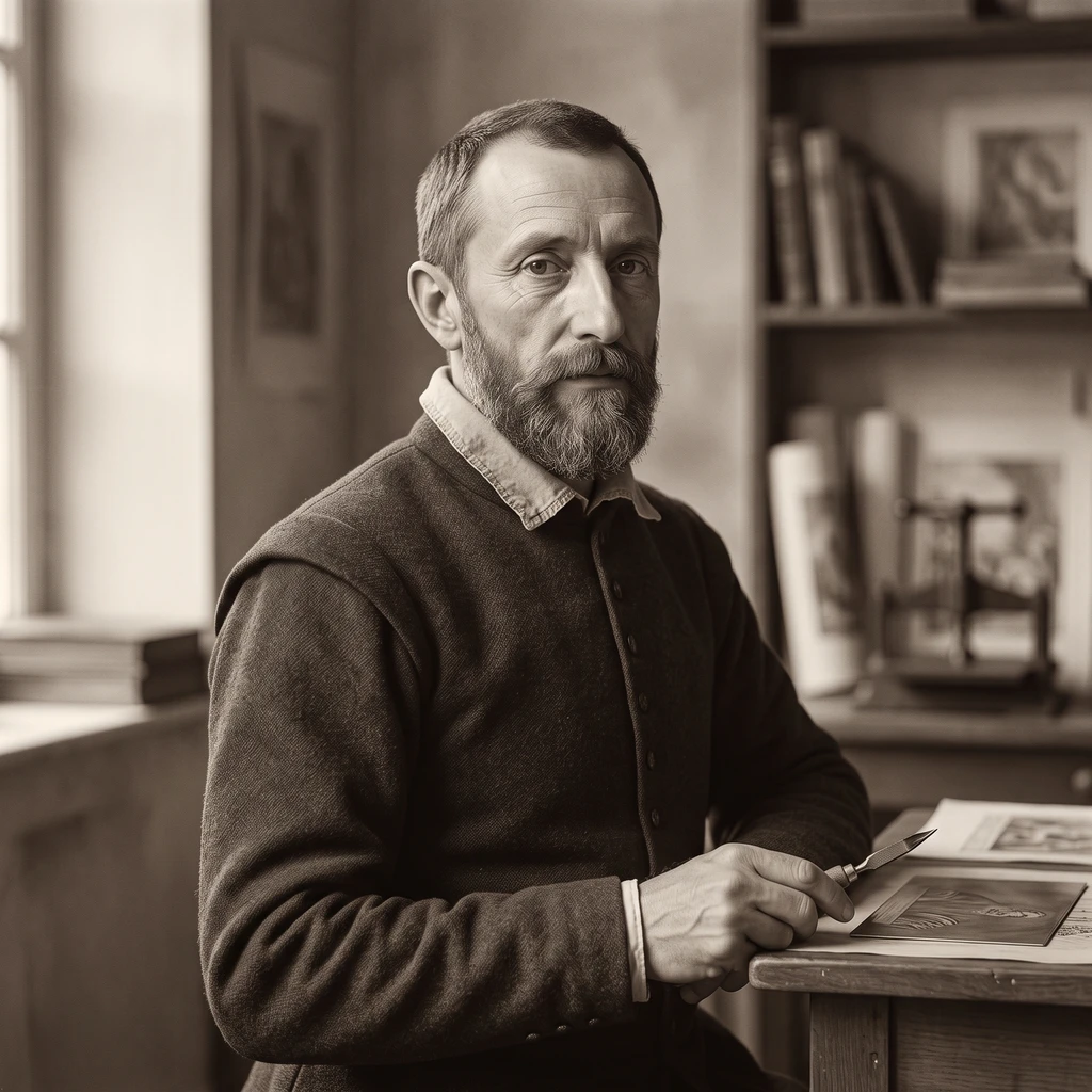 Portrait of Jan I Sadeler