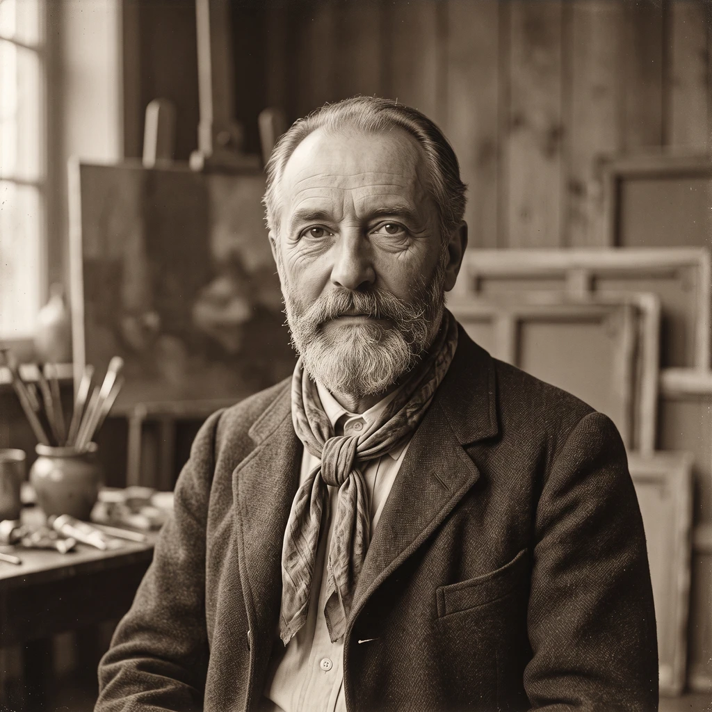 Portrait of Théo van Rysselberghe
