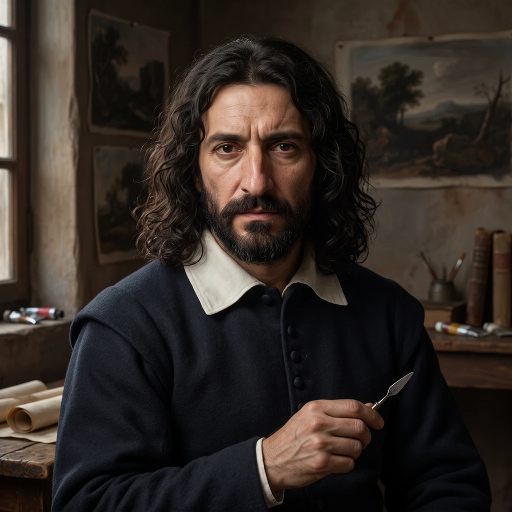 Portrait of Salvator Rosa