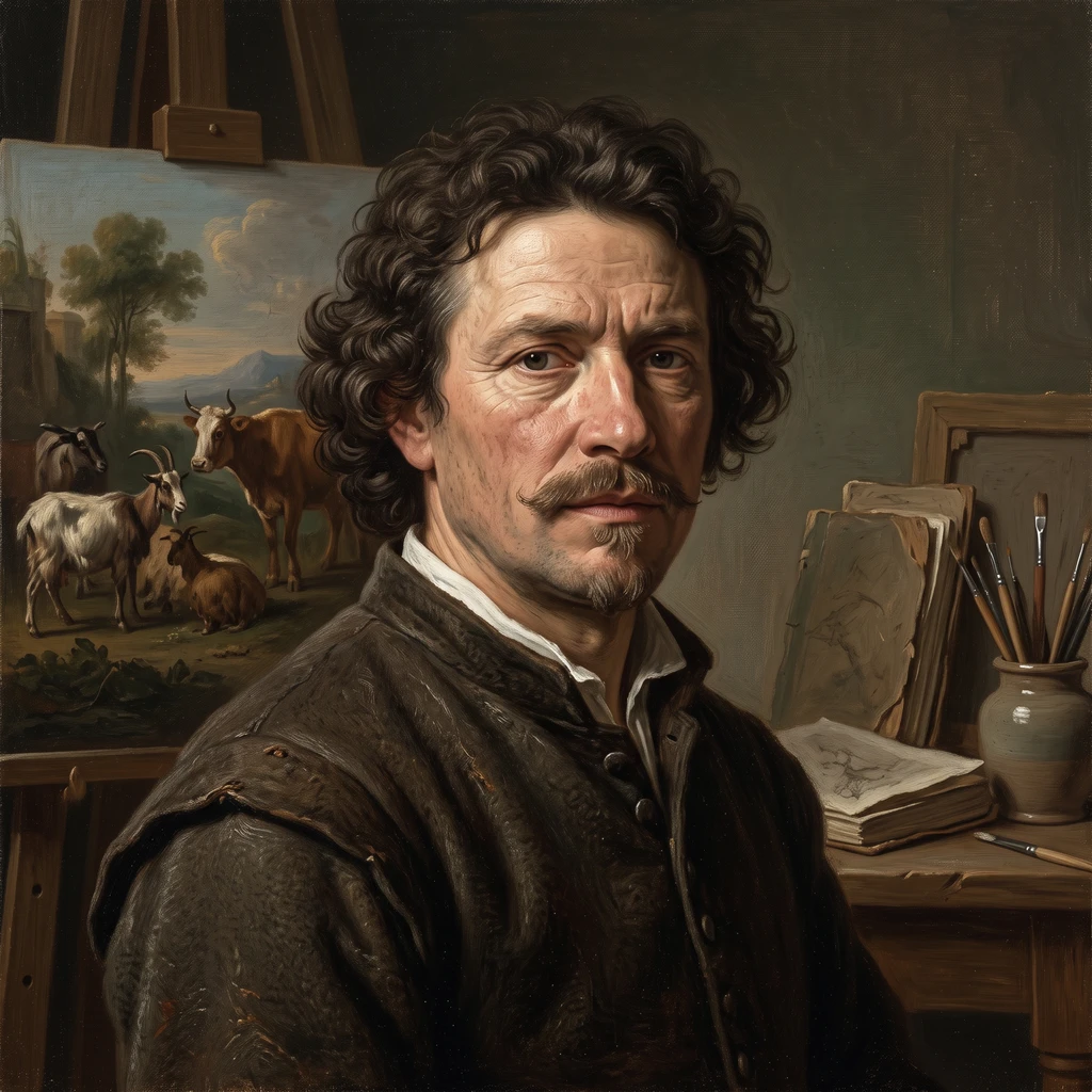 Portrait of Philipp Peter Roos