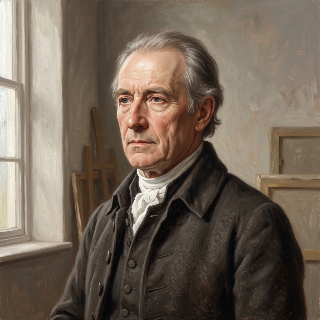 Portrait of George Romney