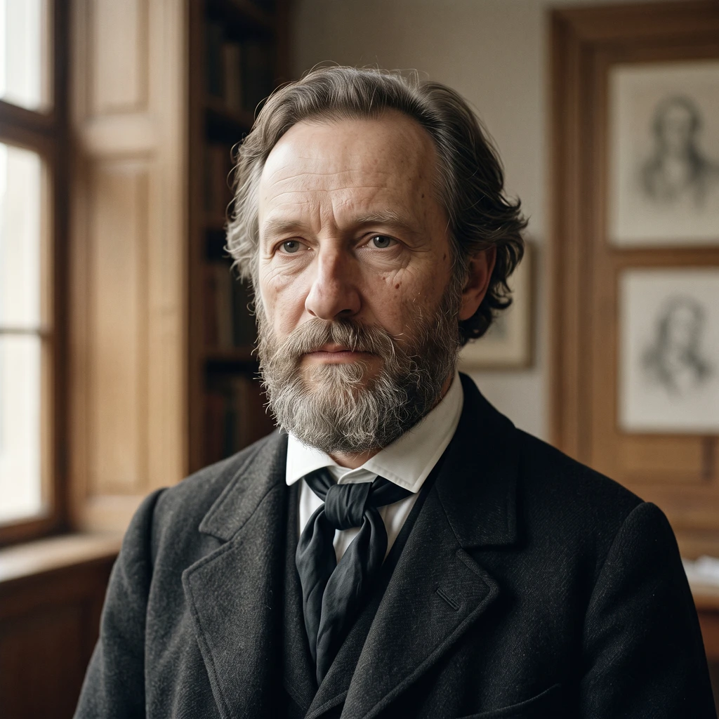 Portrait of Adrian Ludwig Richter