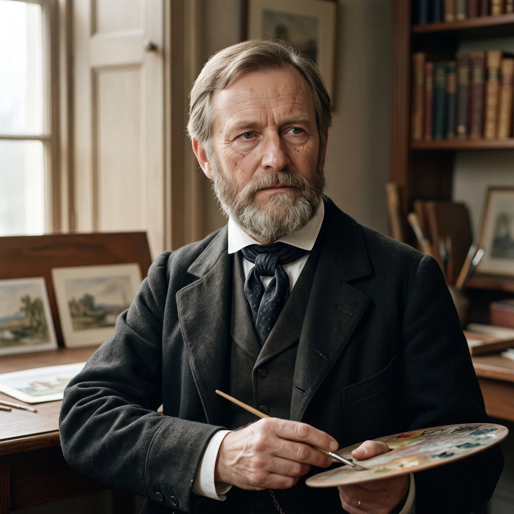 Portrait of J.W. Hill