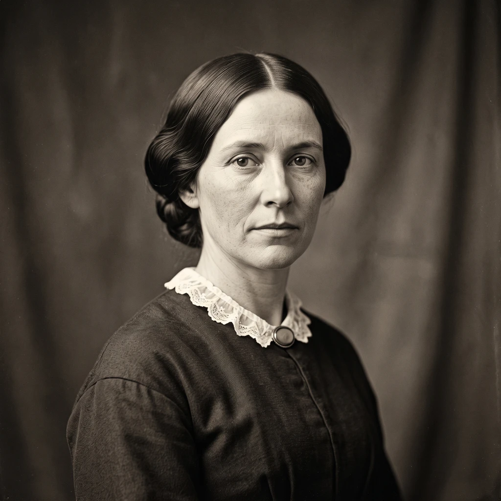 Portrait of Frances Mary "Jennie" Bellows Millard