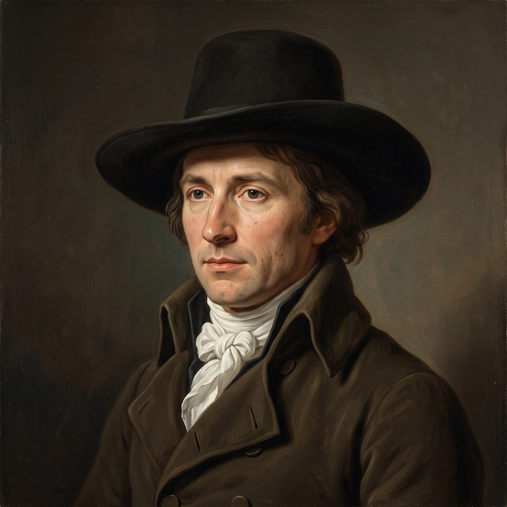 Portrait of Friedrich Bury