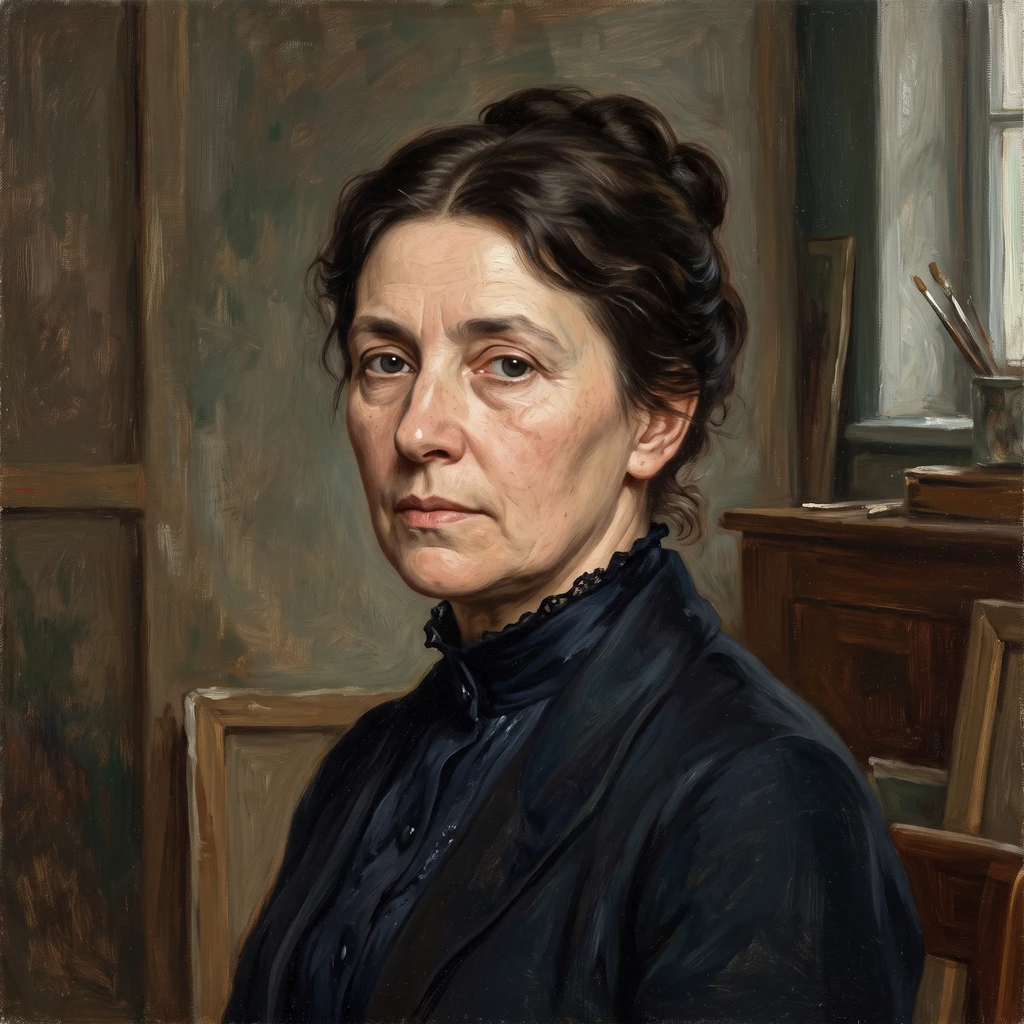 Portrait of Ottilie Wilhelmina Roederstein