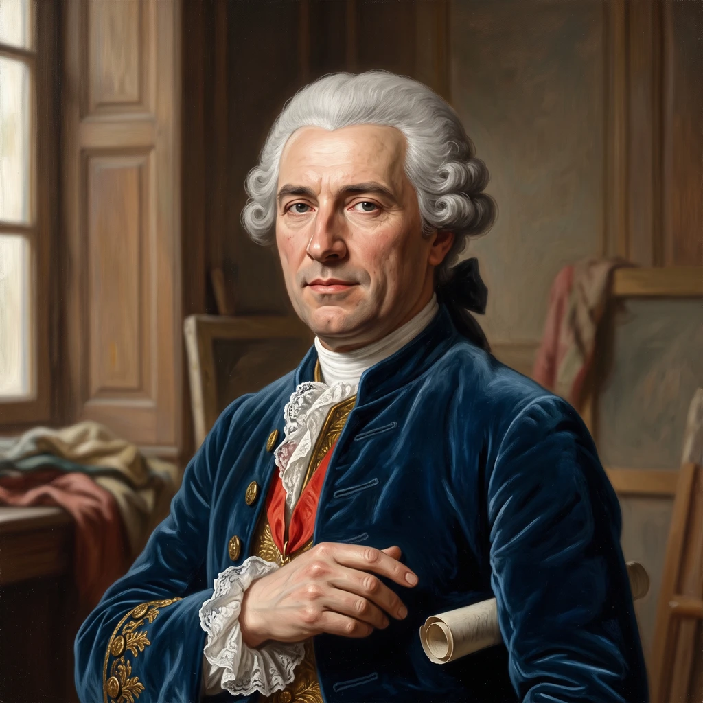 Portrait of Louis Michel van Loo