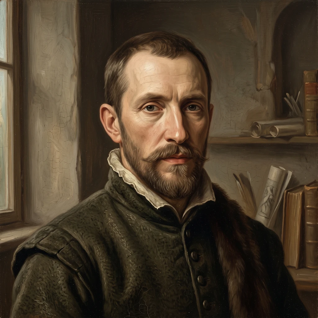 Portrait of Melchior Lorck