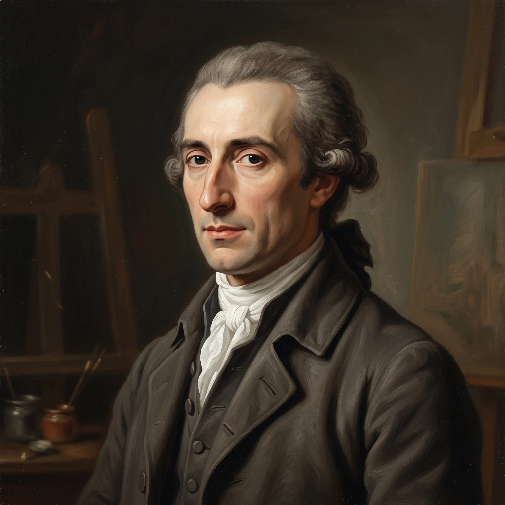 Portrait of Philip Jacques de Loutherbourg