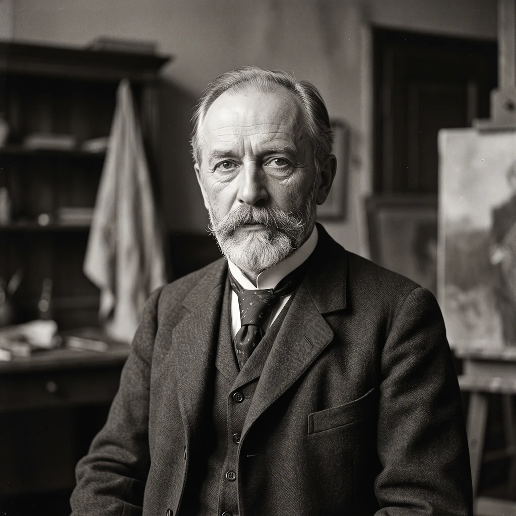 Portrait of Károly Lotz