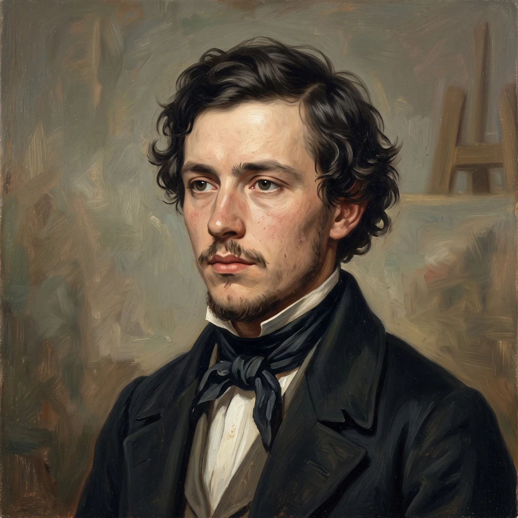 Portrait of Johan Thomas Lundbye