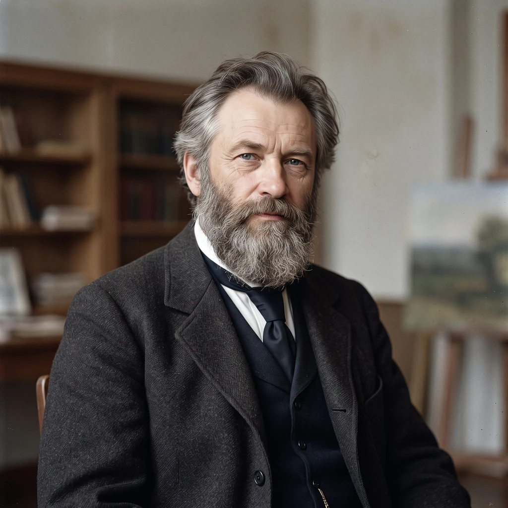 Portrait of Ivan Ivanovich Shishkin