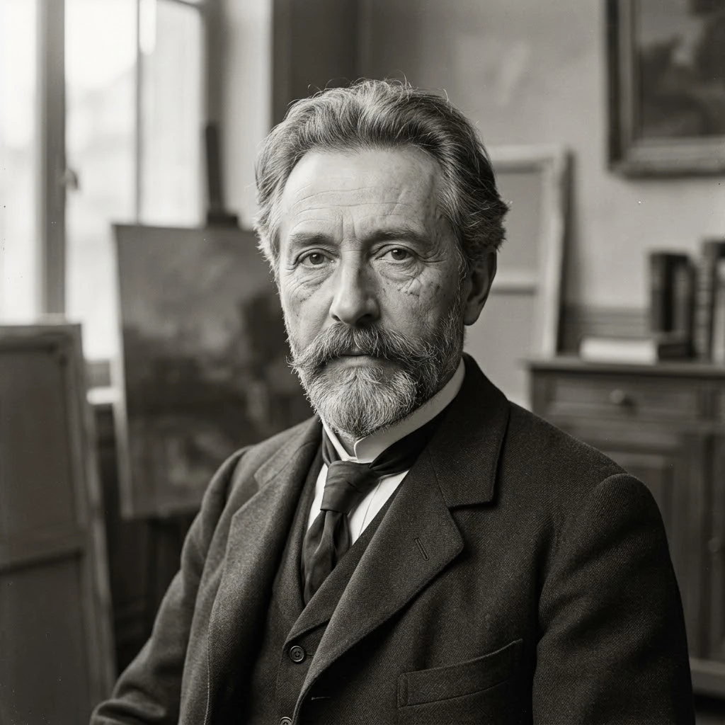 Portrait of Léon-Augustin Lhermitte