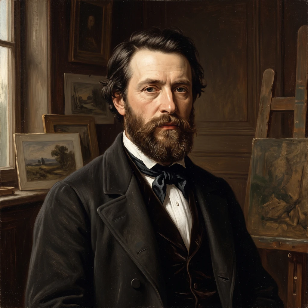 Portrait of Karl Friedrich Lessing