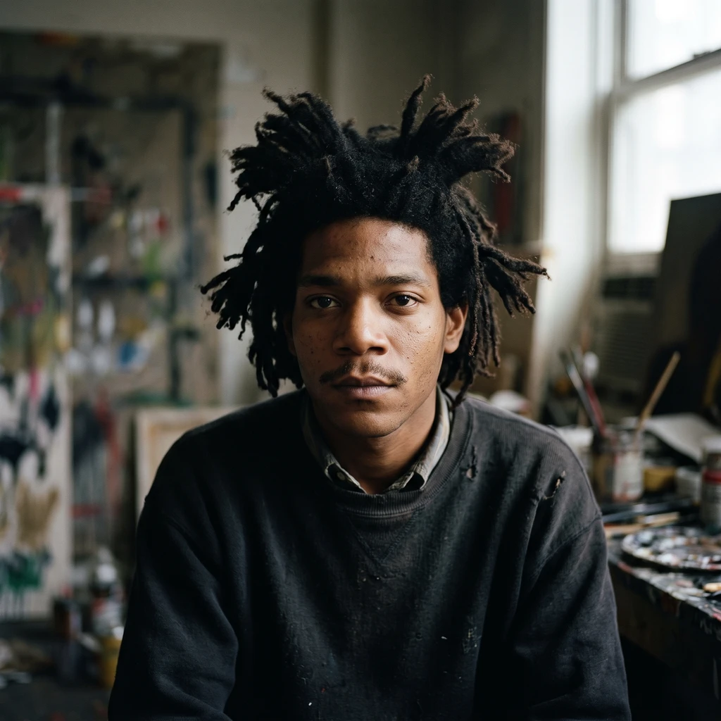 Portrait of Jean-Michel Basquiat