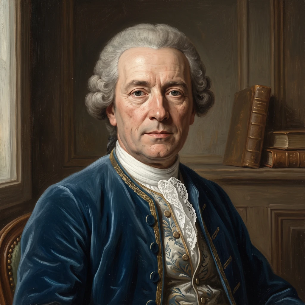 Portrait of Adrien Manglard