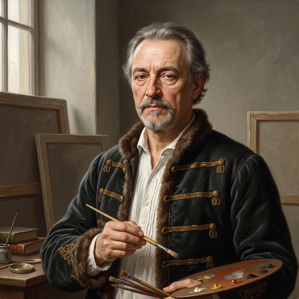 Portrait of Ádám Mányoki