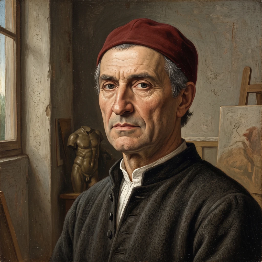 Portrait of Andrea Mantegna