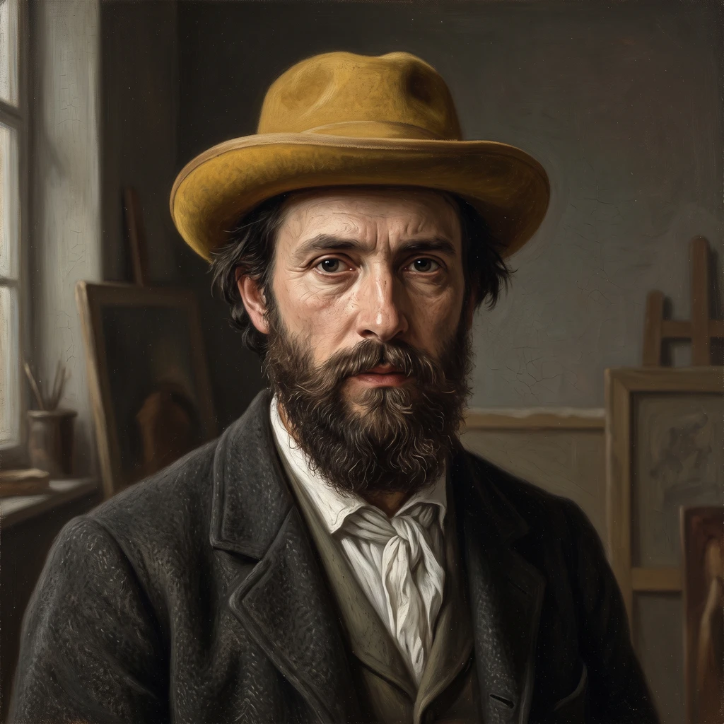 Portrait of Hans von Marées