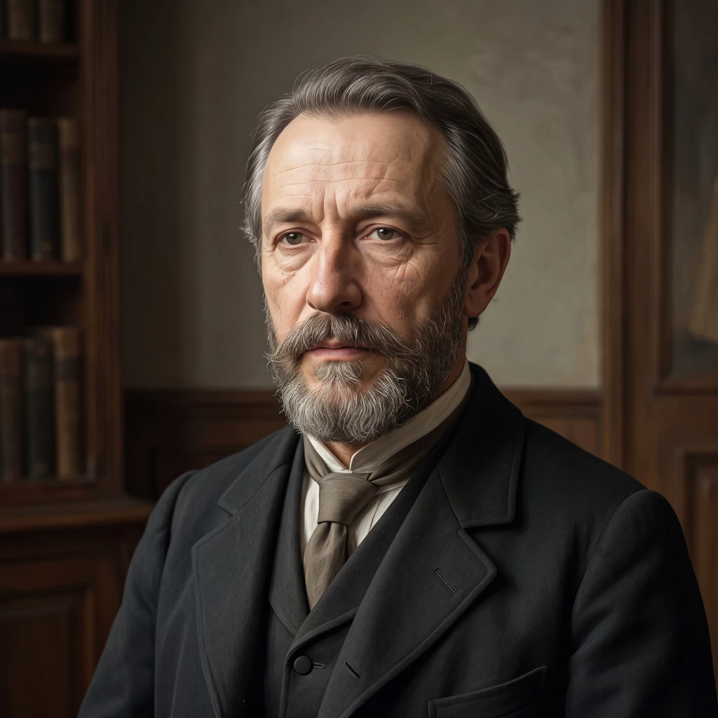 Portrait of András Markó