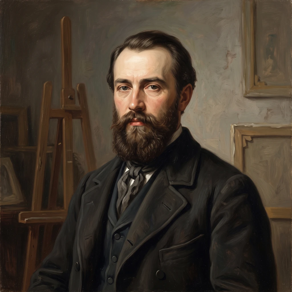 Portrait of Viktor Madarász