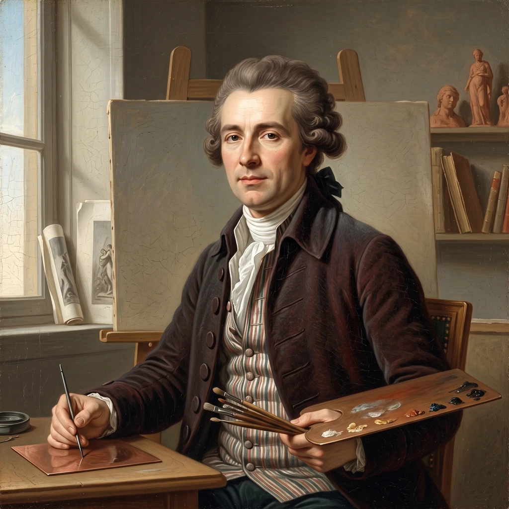 Portrait of Jean-Baptiste le Prince