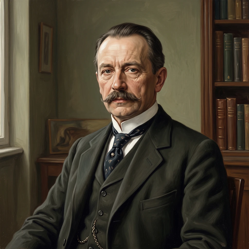 Portrait of Melchior Lechter