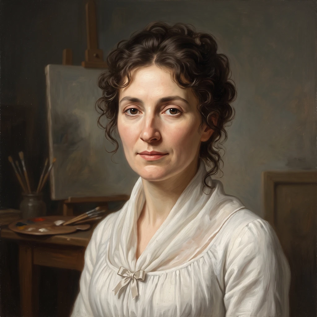 Portrait of Marie-Victoire Lemoine