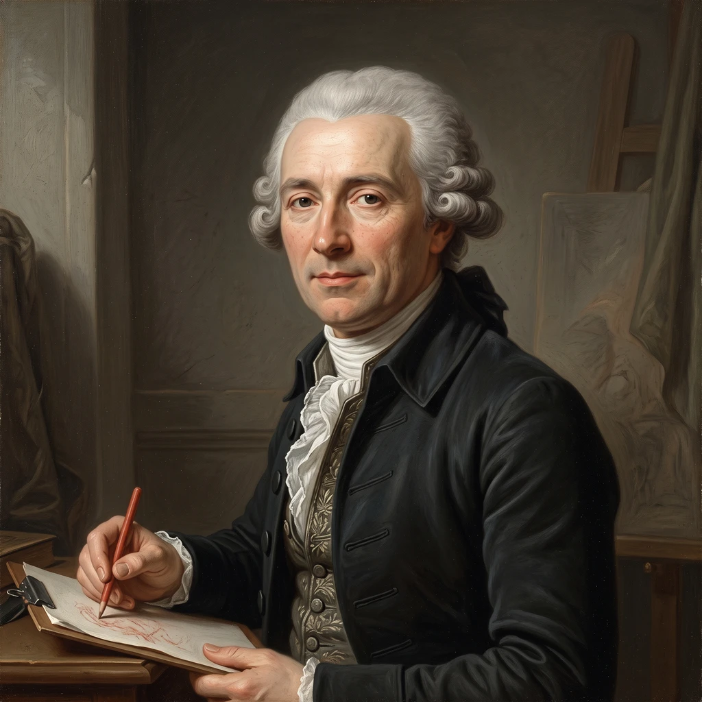 Portrait of Nicolas-Bernard Lépicié